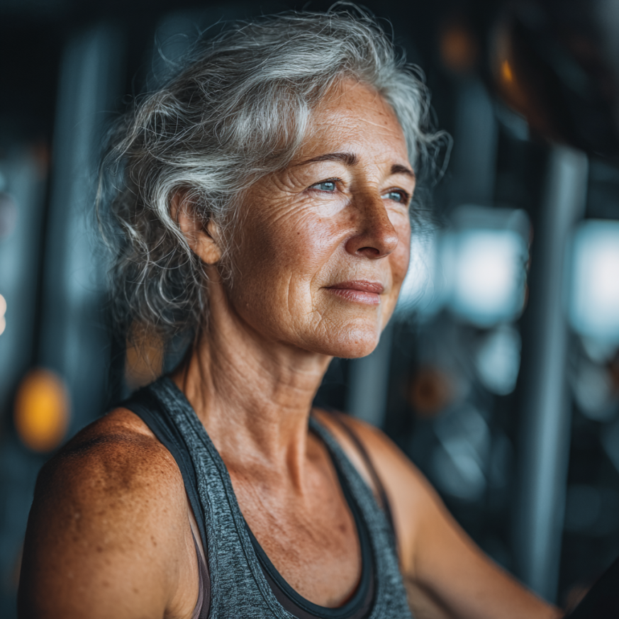 Активні літні люди займаються спортом